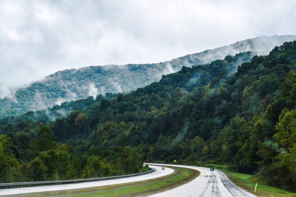 The scenery along W.Va. Route 55 is striking to anyone who loves nature like Morici.