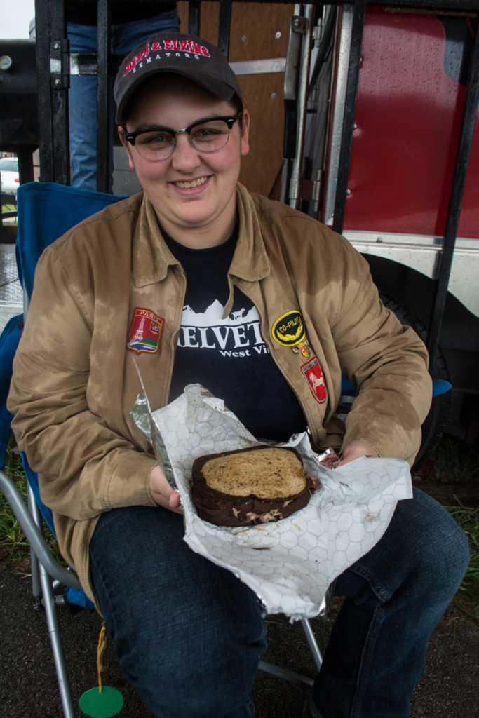 This ruben was almost king of the festival foods. 